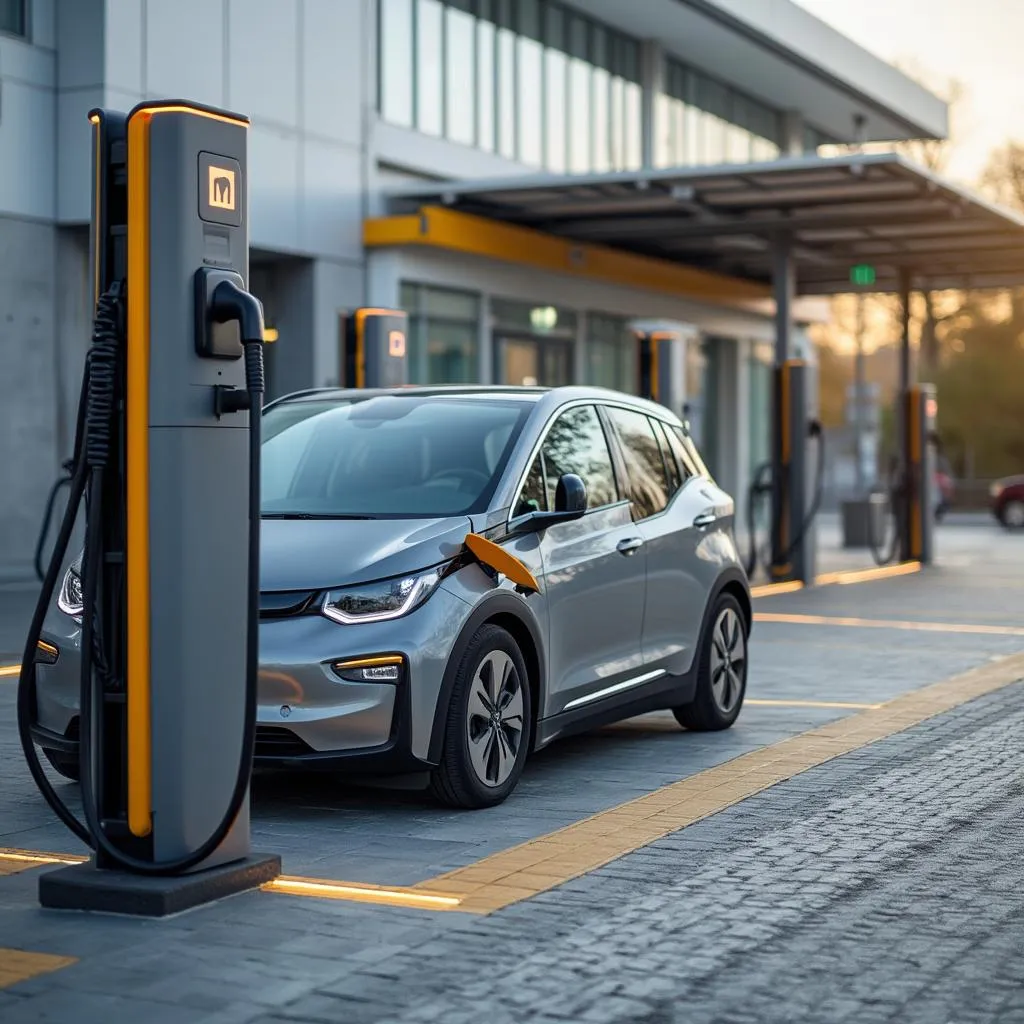 Punto de carga para vehículos eléctricos